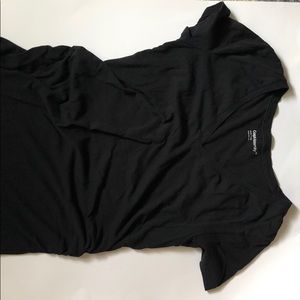 GAP M pure body black v-neck maternity tee